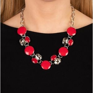 Paparazzi Necklace ~ Dreaming in MULTICOLOR - Red
